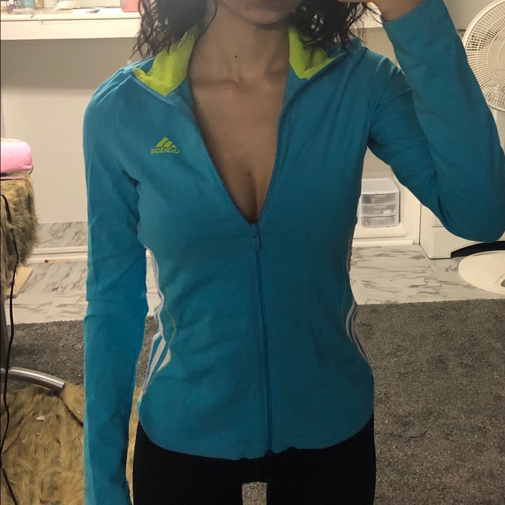 adidas zip up